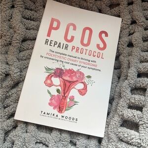 PCOS Repair Protocol by Tamika Woods - Pink & White Cover